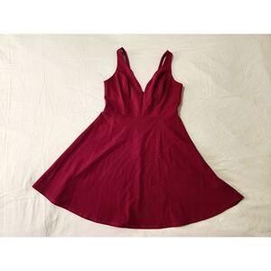 Crystal Doll Magenta/Purple Fit & Flare Dress - Size M